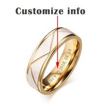 Load image into Gallery viewer, VNOX Wedding Rings